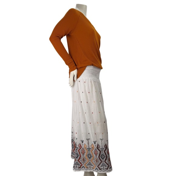 Womens 3 Piece Boho Outfit • Size Medium Top + Maxi Skirt • Wool Cape OSFA - Picture 7 of 16